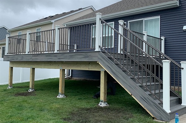 What are the most important steps in planning a custom deck layout?